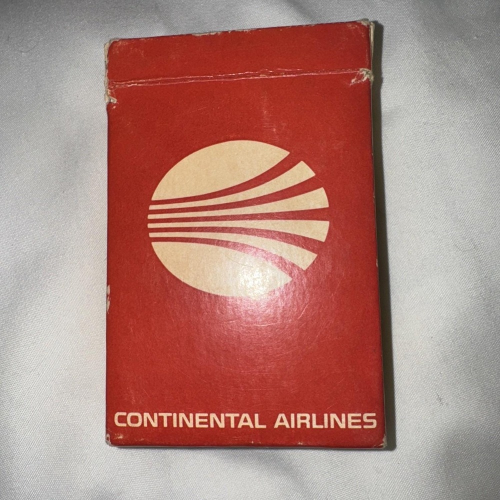 Vintage CONTINENTAL AIRLINES‎ Deck Of Playing Cards